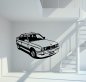 Preview: BMW M3 E30 Wandtattoo